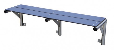 Banc de vestiaire mural