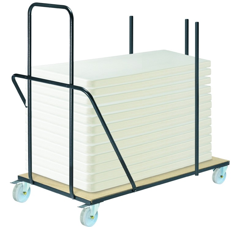 Chariot pour tables rectangulaires