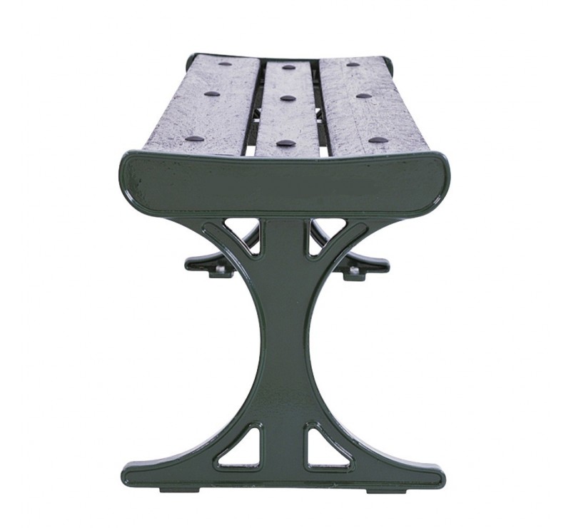 Lot de 3 banquettes urbaine en plastique recyclé 1.80 m