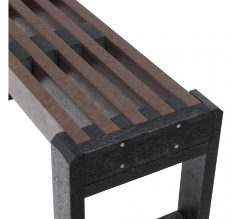 Lot de 3 bancs modulable en plastique recyclé 1.80 m