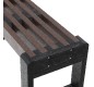 Lot de 3 bancs modulable en plastique recyclé 1.00 m