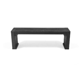 Lot de 3 banquettes noir en...