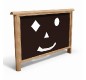 Panneau des formes faciales en bois