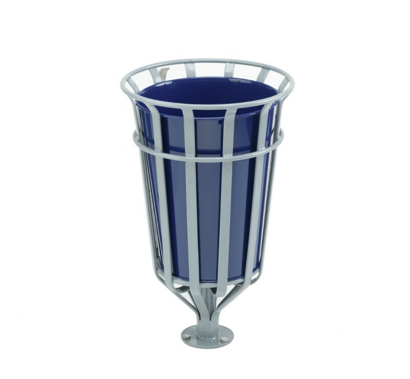 Lot de 3 poubelles en cages en aciers: robuste, durable et personnalisable
