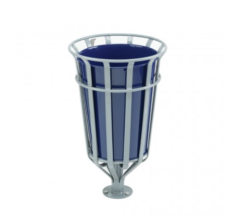 Lot de 3 poubelles en cages en aciers: robuste, durable et personnalisable