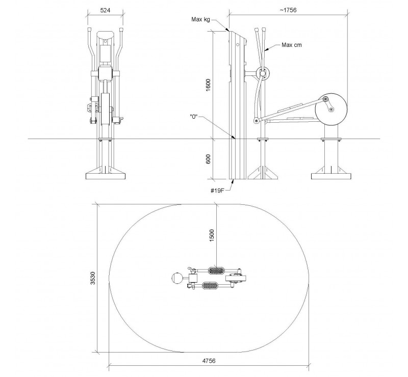 Vélo elliptique ultra-robuste
