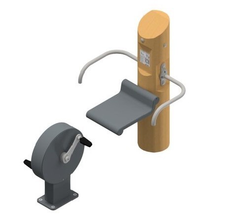 Vélo de fitness extérieur pour seniors