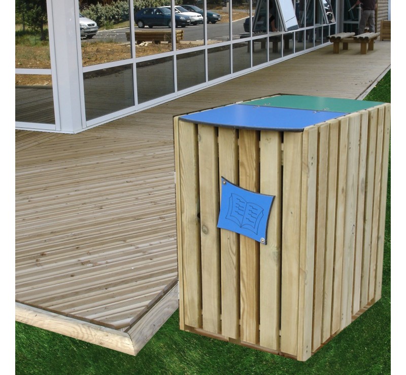 Lot de corbeilles tri sélectif 