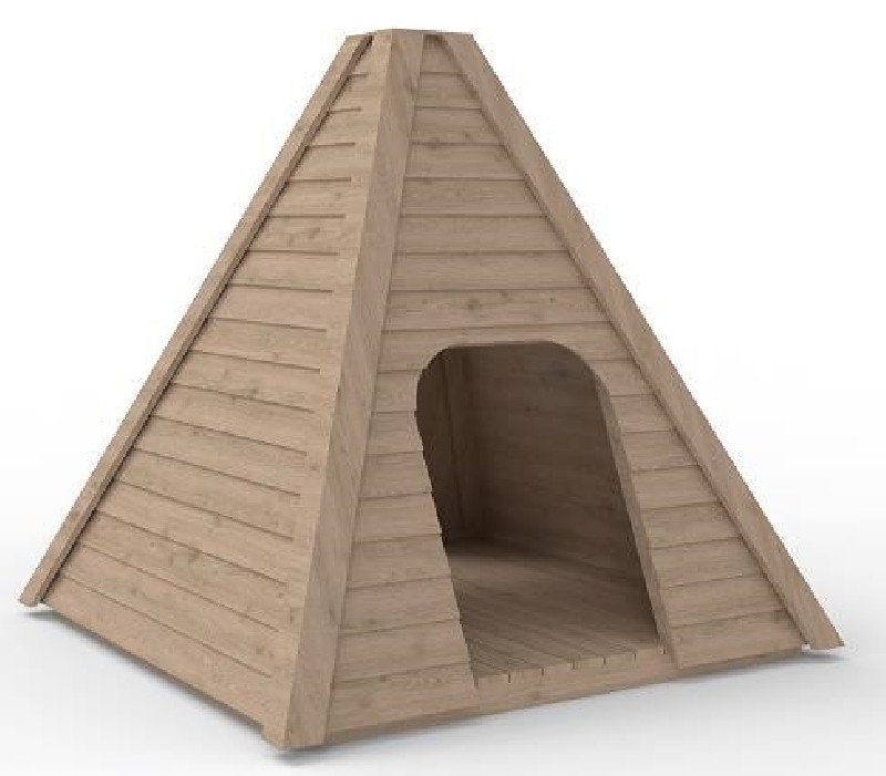 Cabane Tipi en Bois Haut de Gamme pour Enfants