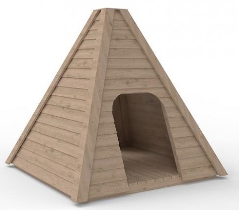Cabane Tipi en Bois Haut de Gamme pour Enfants