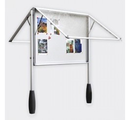 Vitrine Double-Face sur pieds Méditerranée