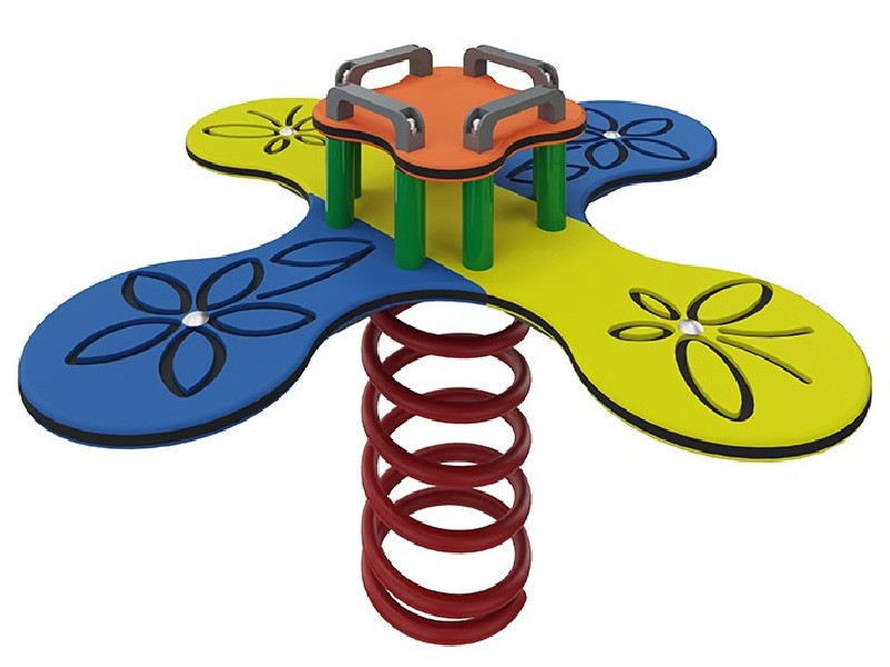 Jeu sur ressort les fleurs magiques