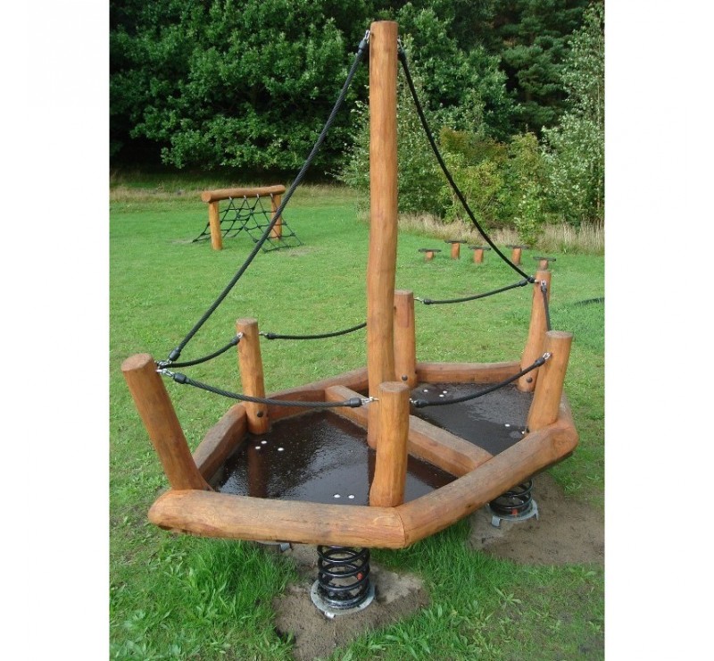 Balancier Nautique en bois de robinier