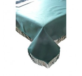 Tapis de table Vert avec franges