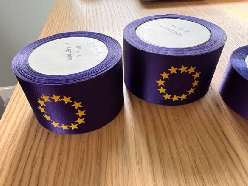 Ruban de l'Union Européenne 90 mm