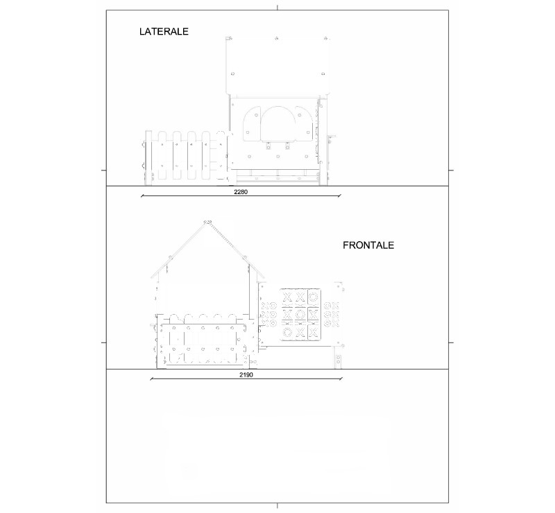 Cottage Ludique en aluminium