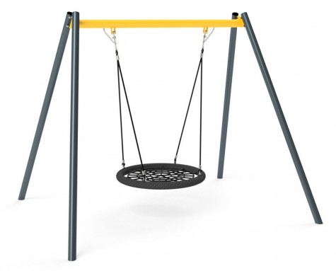 Balançoire en acier galvanisé avec nacelle