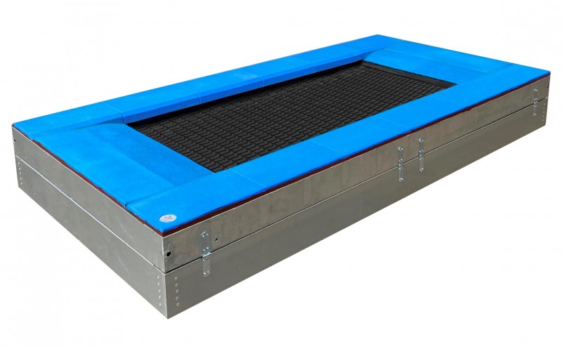 Trampoline adapté pour fauteuil roulant Trampoline adapté pour fauteuil roulant