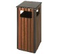 Corbeille bois carrée 36 L
