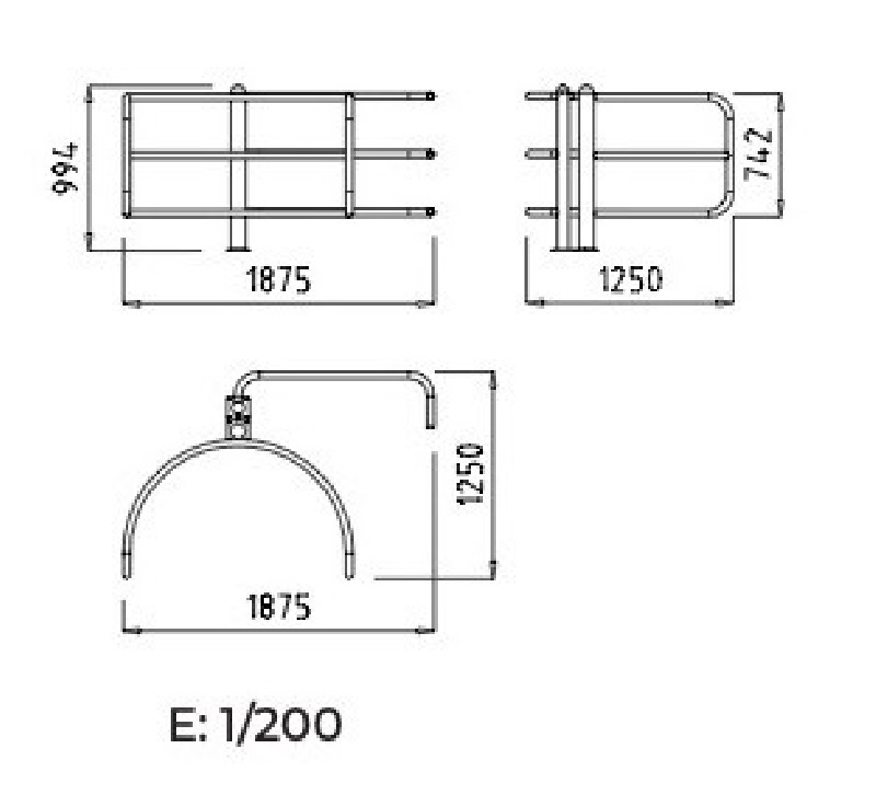 Barrière sélective accès fauteuteuil roulant