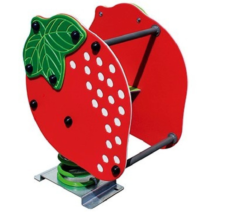 Fraise jeu sur ressort