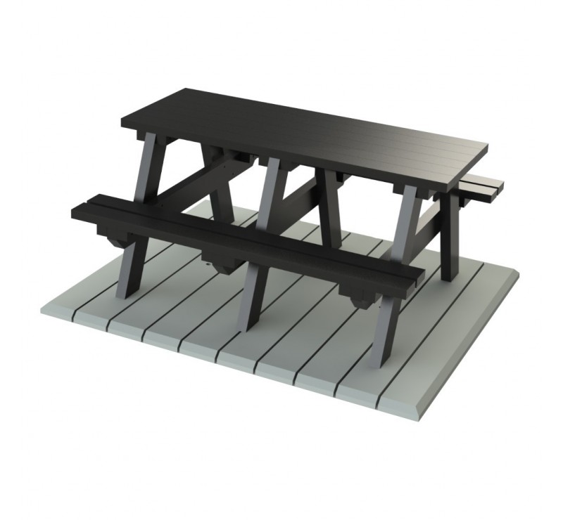 Table de pique-nique en plastique recyclé 1,50 M