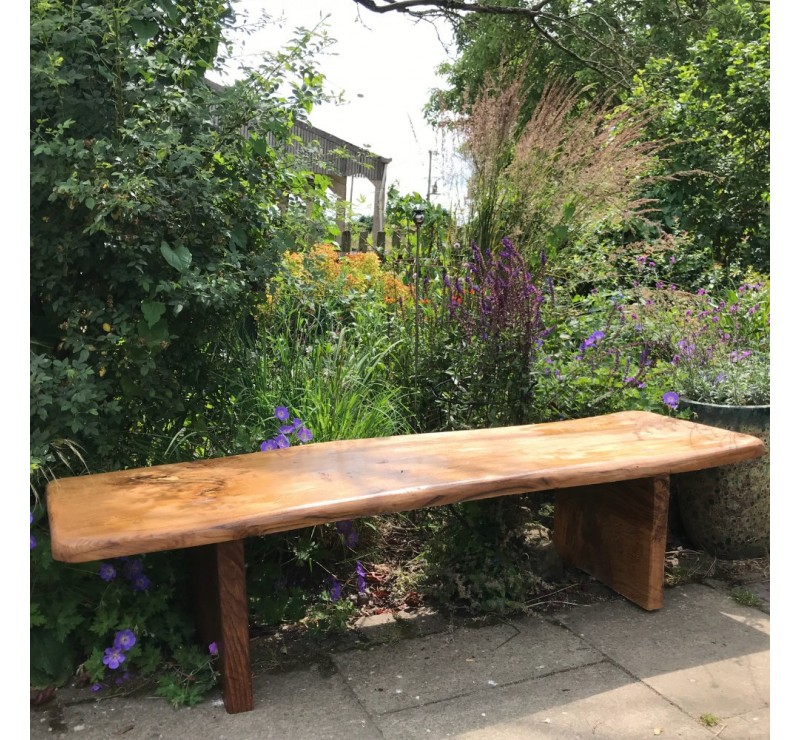 Banc de Jardin Rustique en Chêne 1,50 m