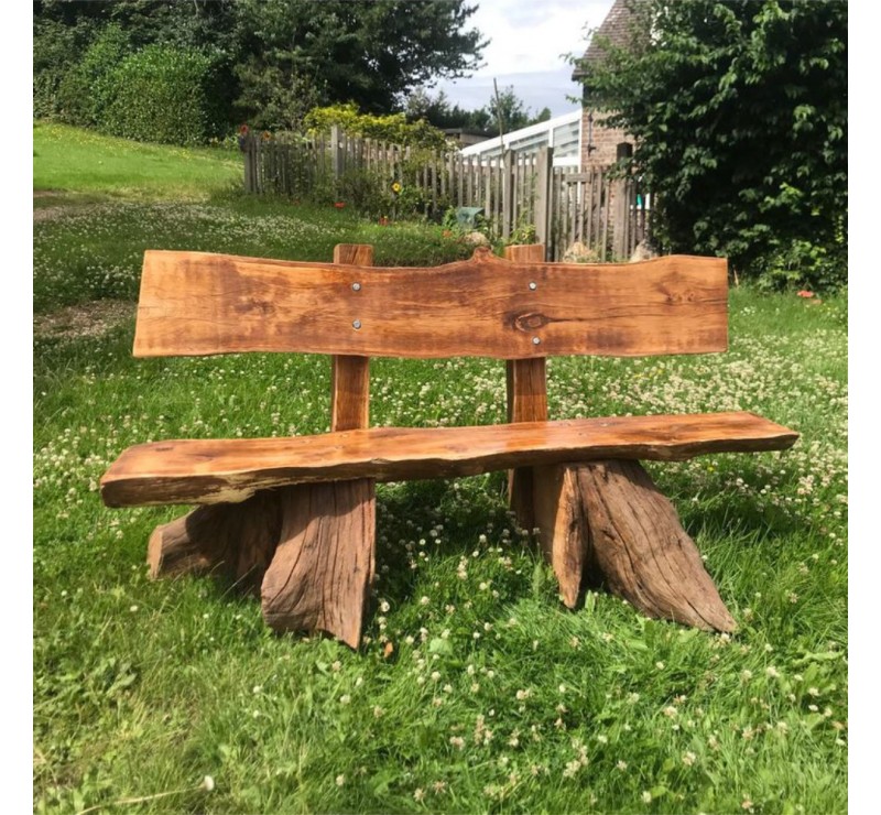 Robuste Siège en Chêne Rustique