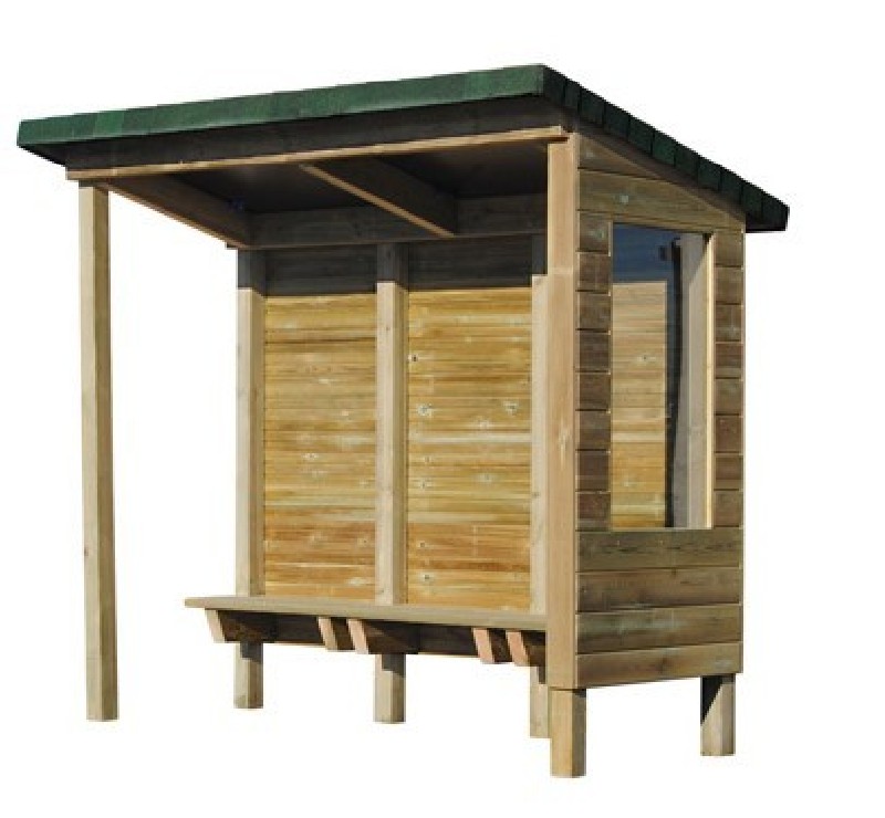 Abris de bus Rustique