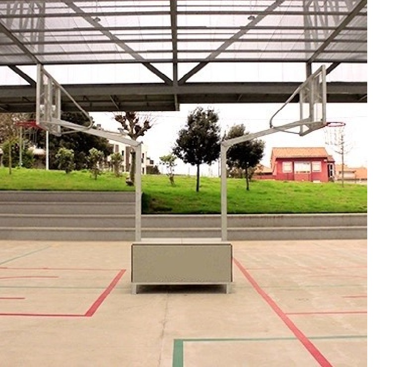 Double Panier de Basket Anti-Vandalisme