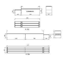 Banc en eco-composite