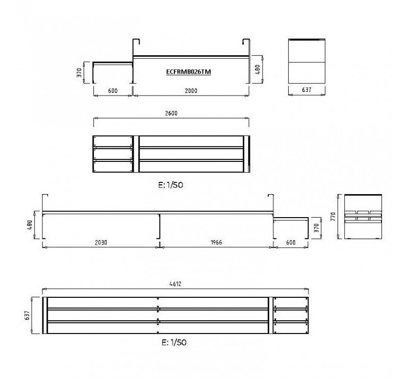 Banc en eco-composite