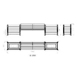 Banc Urbain Éco-Design avec...