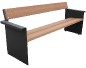 Banc Urbain Élégant en Bois Tropical
