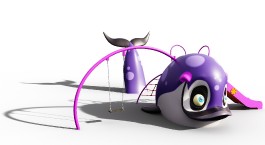 Le dauphin jeu extérieur pour enfants