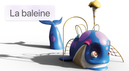 La baleine jeu extérieur pour enfants