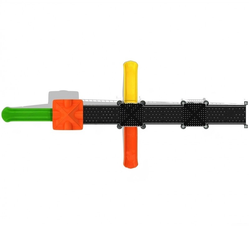 La passerelle inclusive avec tobbogans