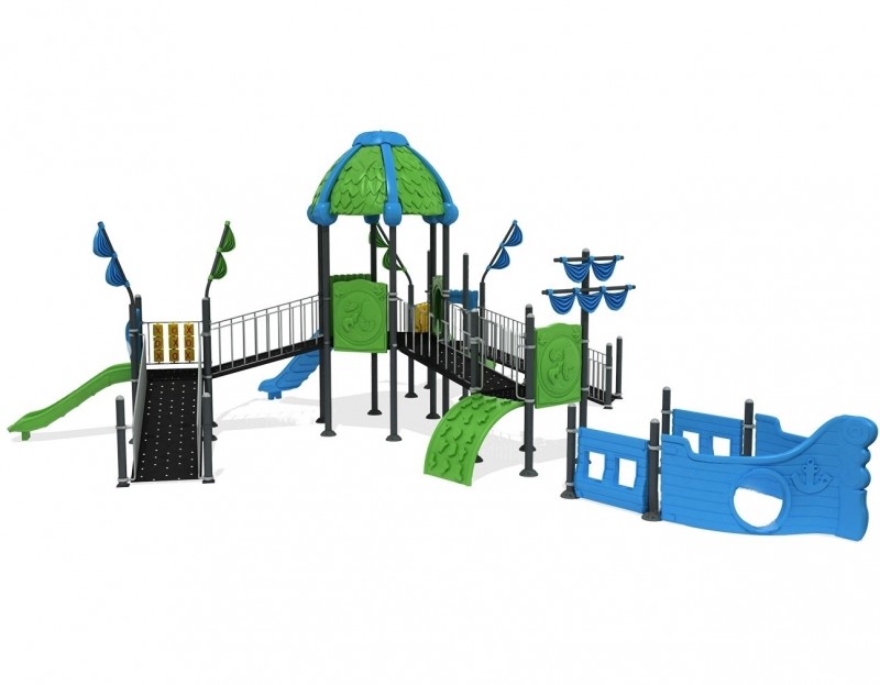 Bateau PMR jeu de plein air pour enfants Bateau PMR jeu de plein air pour enfants