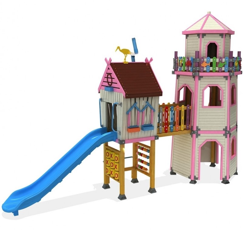 Maisons jeux de plein air pour espace public