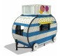 Caravane structure de jeu extérieur pour enfants 