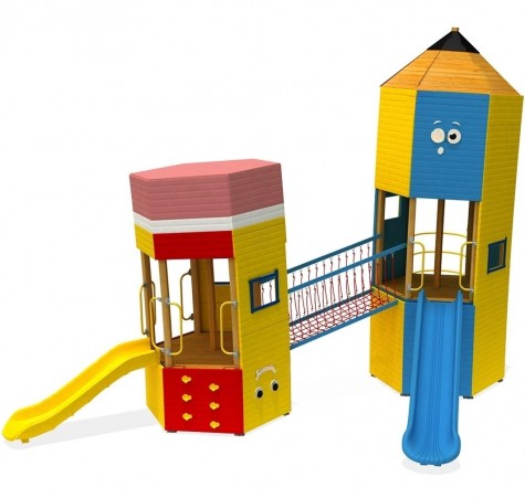 Aire de jeu crayon et gomme 