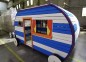 Caravane structure de jeu extérieur pour enfants 