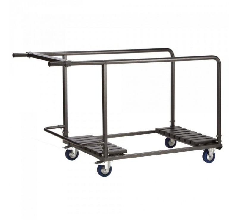 Chariot pour tables pliantes rondes
