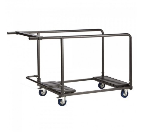 Chariot pour tables pliantes rondes