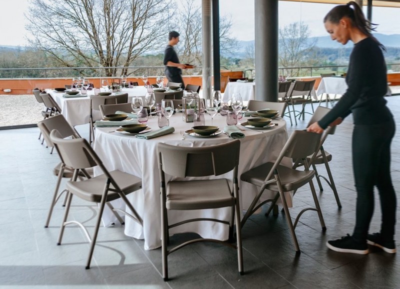Table pliante ronde
