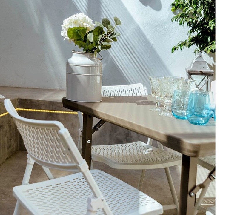 Table pliante rectangulaire