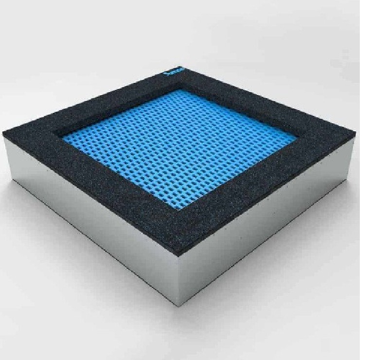 Trampoline carré intégré au sol modèle 1,80 mètre Trampoline carré intégré au sol modèle 1,80 mètre
