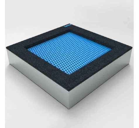 Trampoline carré intégré au sol modèle 1,80 mètre