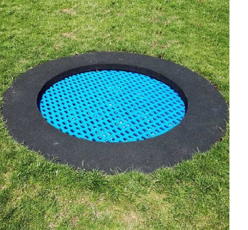Trampoline rond intégré au sol modèle 1,50 mètre