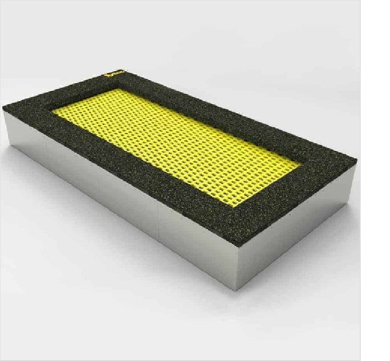 Trampoline intégré au sol grand modèle 2,62 mètres